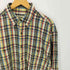 エディーバウアー Eddie Bauer 90s 白タグ マドラスチェック 長袖シャツ メンズ import:M M