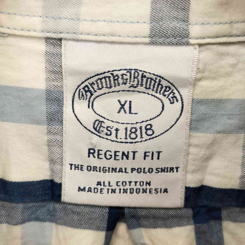 ブルックスブラザーズ BROOKS BROTHERS REGENT FIT ALL COTTON ボタンダウンシャツ メンズ import:XL