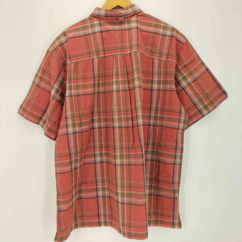 エルエルビーン L.L.Bean チェック柄 半袖 ボックスシャツ メンズ import:XL