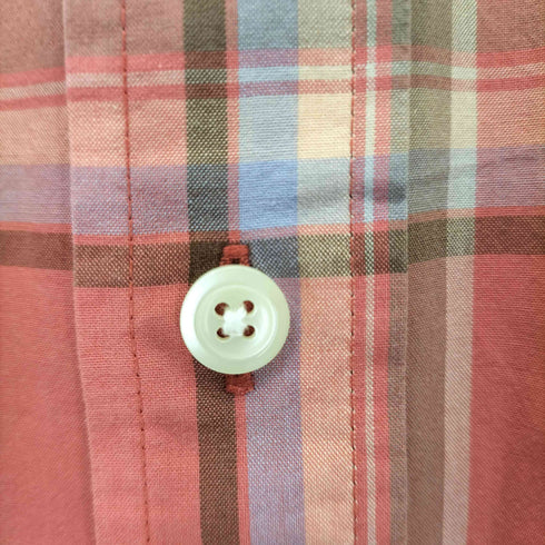 エルエルビーン L.L.Bean チェック柄 半袖 ボックスシャツ メンズ import:XL