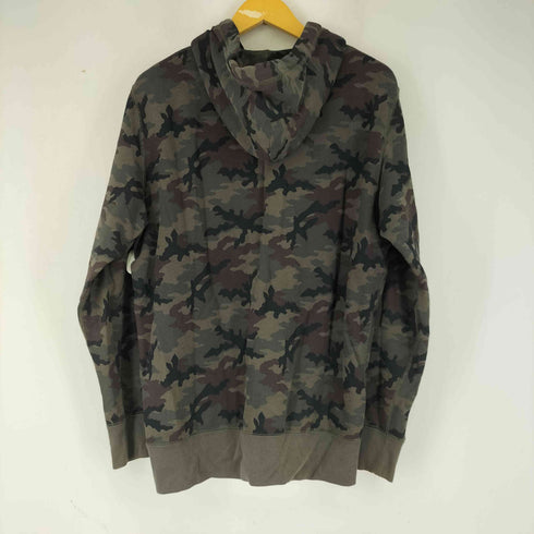 ユニクロ UNIQLO カモフラ ダブルジップアップパーカー メンズ JPN:XL