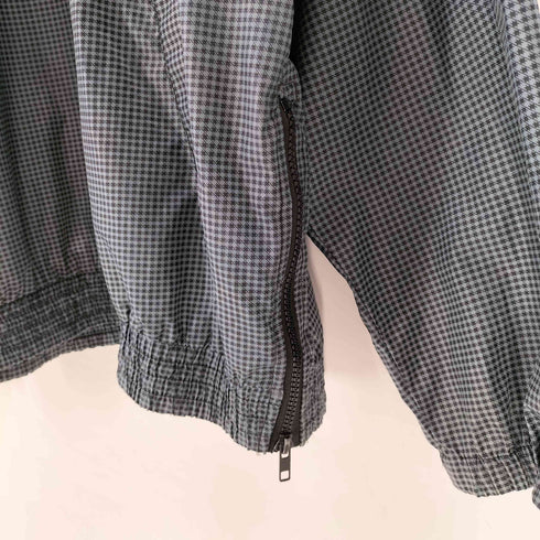 ジャージーズ JERZEES 90-00S ハーフジップ チェック ナイロン プルオーバー ジャケット メンズ import:M