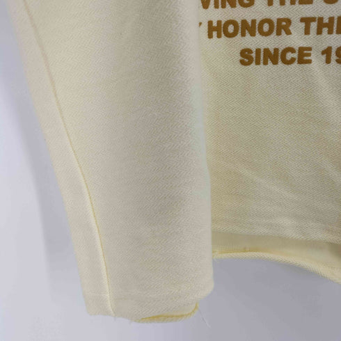 オナーザギフト HONOR the gift アソシエーション ヘリンボーン クルーネック 半袖 スウェット メンズ L