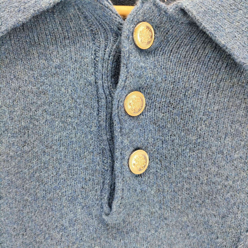 アドラー ADRER 7G Comfort Knit Polo 7ゲージ コンフォート ニットポロ メンズ S
