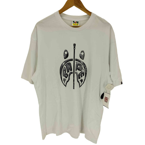 アベイシングエイプ A BATHING APE 24SS MAD SHARK / MAD SHARK PHOTO PRINT RELAXED FIT TEE シャーク プリント 半袖 Tシャツ メンズ XL