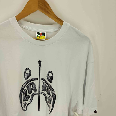 アベイシングエイプ A BATHING APE 24SS MAD SHARK / MAD SHARK PHOTO PRINT RELAXED FIT TEE シャーク プリント 半袖 Tシャツ メンズ XL