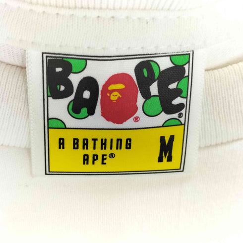 アベイシングエイプ A BATHING APE BAPE STORE HARAJUKU CAMO COLLEGE TEE カモ コラージュ 半袖 Tシャツ メンズ M