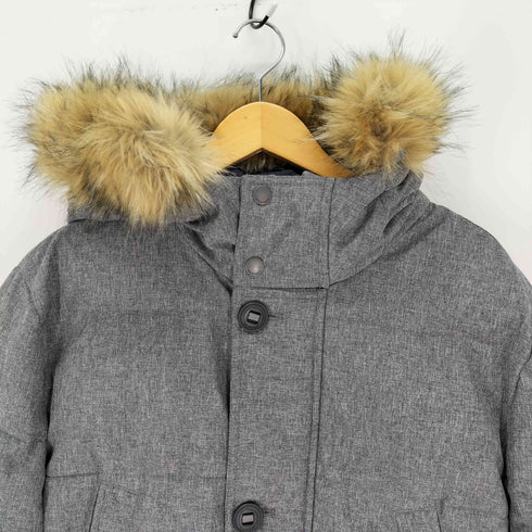 トミーヒルフィガー TOMMY HILFIGER キルトダウン ファー 中綿パーカージャケット メンズ import:L