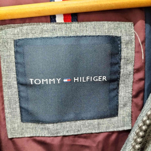 トミーヒルフィガー TOMMY HILFIGER キルトダウン ファー 中綿パーカージャケット メンズ import:L