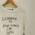 アンダーカバー UNDERCOVER 24SS LISTEN TO KLAUS SCHULZE TEE メッセージプリント 半袖 Tシャツ メンズ 5