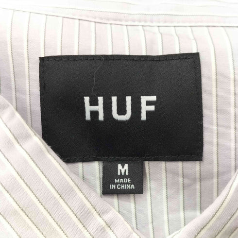 ハフ HUF ストライプ ロングスリーブ BDシャツ メンズ JPN:M