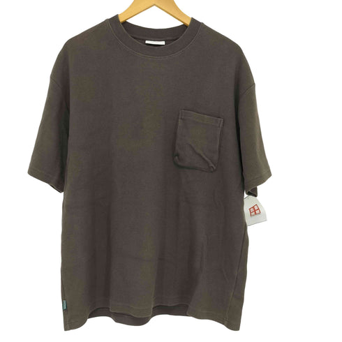norybrand ワッフル 立体ポケット 半袖 Tシャツ メンズ import:XL