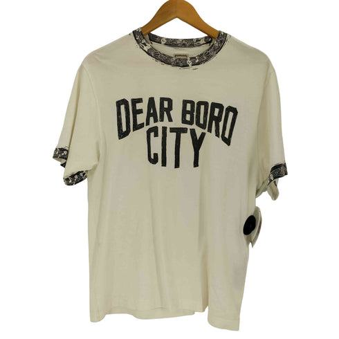 Dear BORO ディアボロ DEAR BORO INDIGO RINGER TEE インディゴ ロゴ リンガー Tシャツ メンズ 1