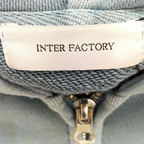 インターファクトリー INTER FACTORY スタッズ付きZIPパーカー レディース M