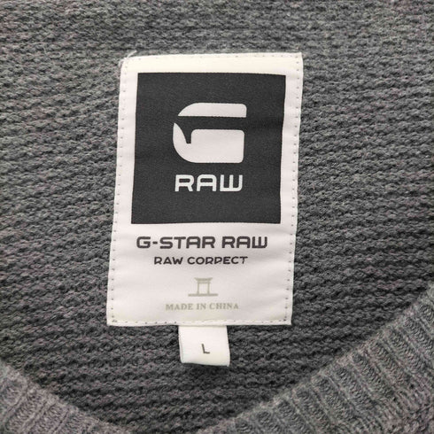 ジースターロー G-STAR RAW Lockstart V Knit L/S メンズ import:L