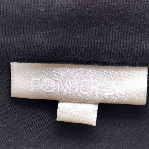 STUDIO PONDER.ER ポンダー ツイル スパイラルジップ ウォッシュドジャケット レディース L