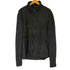 バーニーズニューヨーク BARNEYS NEWYORK イタリア製 ニット切替 ゴートレザージャケット メンズ EUR:52