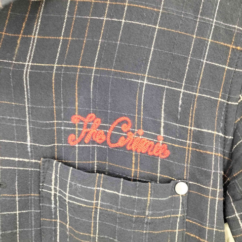 クライミー THE CRIMIE 刺繍 長袖 開襟シャツ メンズ XS
