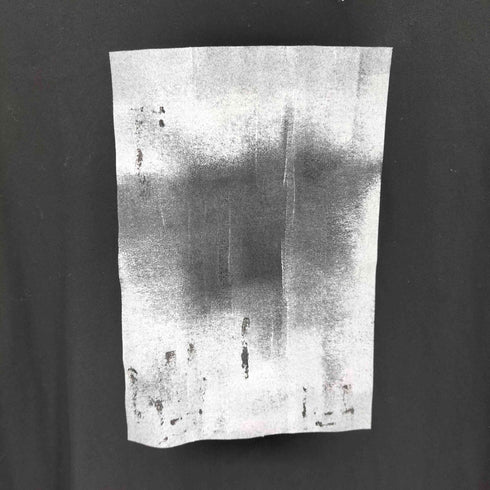 メゾンスペシャル MAISON SPECIAL Abstract Hand-Printed Oversized Stitched Crew Neck T-shirt ステッチ プリント 半袖 Tシャツ メンズ 1
