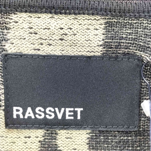 RASSVET ラスベート Safari LS Knit Polo サファリ ロングスリーブ ニットポロ メンズ M
