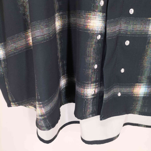 PHILTHEORY フィルセオリー 26SS Noise check skipper shirts ノイズチェックスキッパーシャツ メンズ 2