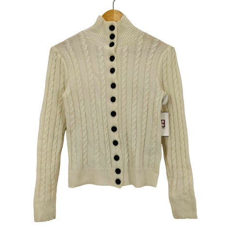 ザラ ZARA ケーブルニット カーディガン レディース import:S
