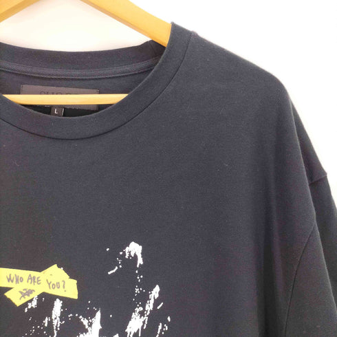 シュープ Shoop WHO ARE YOU? Oversized T-shirt プリント オーバーサイズ 半袖 Tシャツ メンズ L