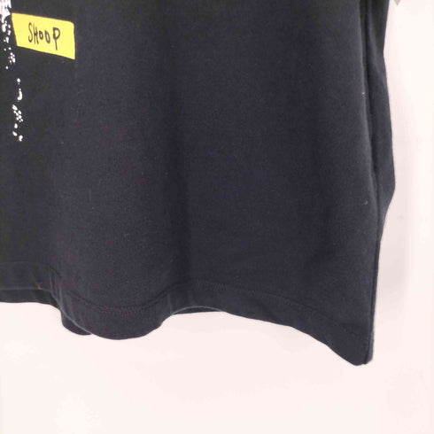 シュープ Shoop WHO ARE YOU? Oversized T-shirt プリント オーバーサイズ 半袖 Tシャツ メンズ L