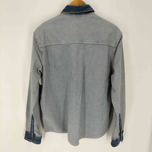 ゲスジーンズ GUESS JEANS Over Long Sleeves Shirt オーバー ロングスリーブ シャツ インサイドアウト メンズ S