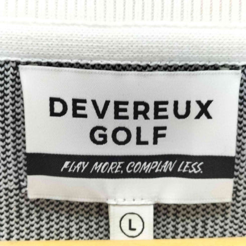 DEVEREUX GOLF デヴァローゴルフ 16 Run Club ニットベスト メンズ 0006
