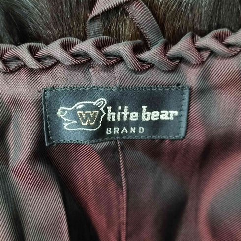 white bear リアルファー コート レディース