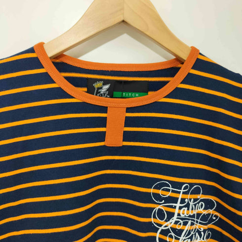 エフエーティー FAT TONGUE ボーダーTシャツ メンズ TITCH