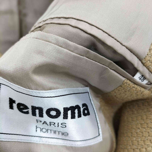 レノマ renoma PARIS 3Bテーラードジャケット メンズ JPN:48
