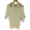 マーティンキム Matin Kim HALF ZIP UP SLUB PIQUE KINIT TOP ハーフジップ スラブピケ ニット トップ レディース FREE