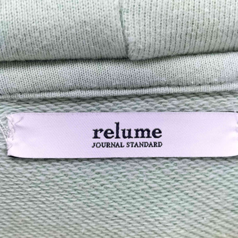 ジャーナルスタンダードレリューム JOURNAL STANDARD relume 26SS ラフカット ジップパーカー レディース L