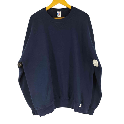 ラッセルアスレチック RUSSELL ATHLETIC 90S TALL USA製 クルーネックスウェット 無地 メンズ import:XL