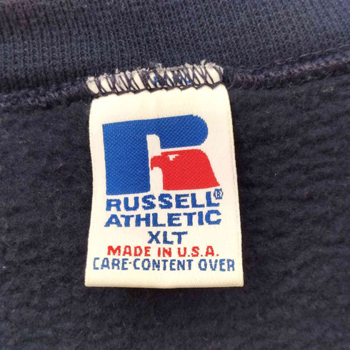 ラッセルアスレチック RUSSELL ATHLETIC 90S TALL USA製 クルーネックスウェット 無地 メンズ import:XL