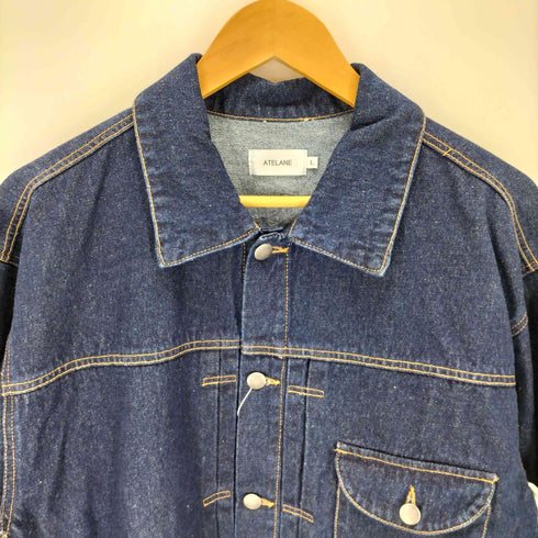 ATELANE アテレーン 11.5oz デニム トラッカージャケット メンズ L