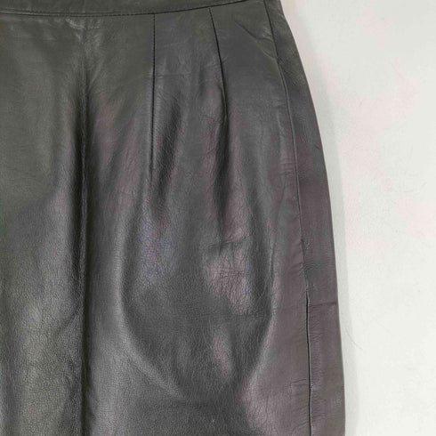 レノマ renoma PARIS リアルレザー タイトスカート レディース JPN:38