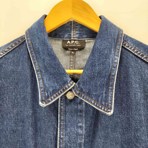 アーペーセー A.P.C. インディゴ デニムカバーオール メンズ XL