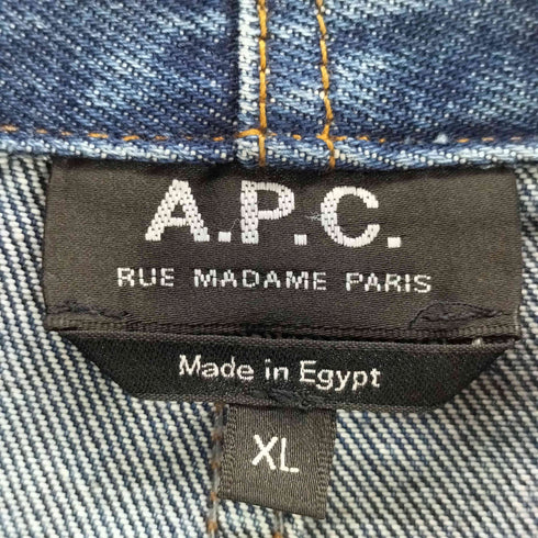 アーペーセー A.P.C. インディゴ デニムカバーオール メンズ XL