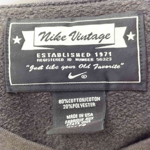 ナイキ NIKE 90S ラバープリント クルーネックスウェット メンズ import:XL