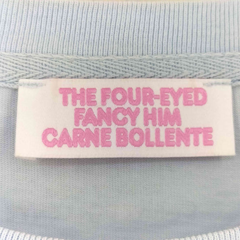 THE FOUR-EYED×CRANE BOLLENTE ラインストーンプリント Tシャツ レディース import:XL