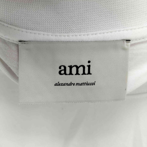 アミアレクサンドルマテュッシ AMI ALEXANDRE MATTIUSSI ホワイト コットン Tシャツ Ami de Coeur コットンジャージー Tシャツ メンズ XXL
