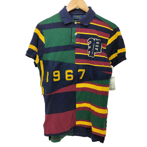 ラグビーラルフローレン Rugby Ralph Lauren ワッペン 鹿の子 ポロシャツ メンズ import:XS