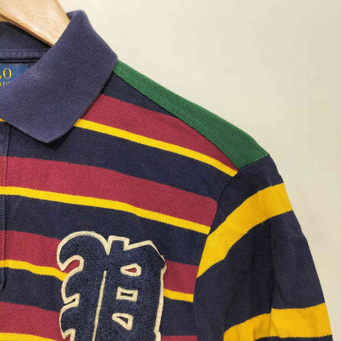 ラグビーラルフローレン Rugby Ralph Lauren ワッペン 鹿の子 ポロシャツ メンズ import:XS