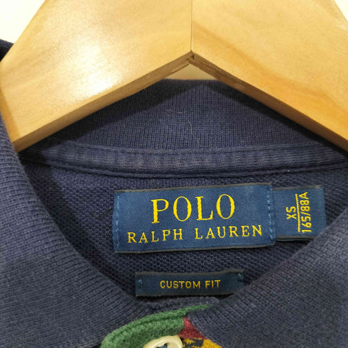 ラグビーラルフローレン Rugby Ralph Lauren ワッペン 鹿の子 ポロシャツ メンズ import:XS