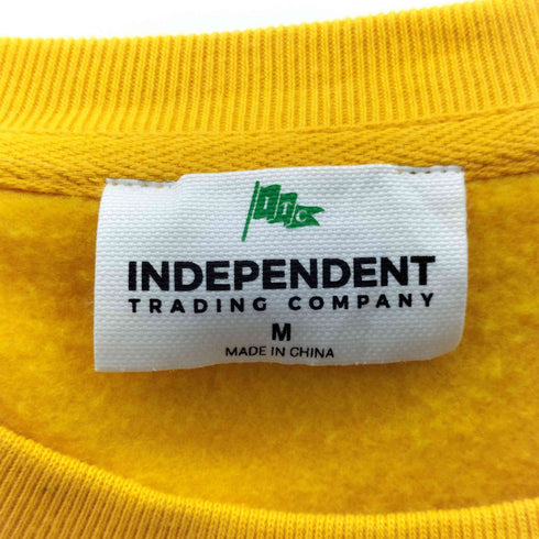 インディペンデント INDEPENDENT リバースウィーブ型 フロントプリント クルーネックスウェット メンズ import:M