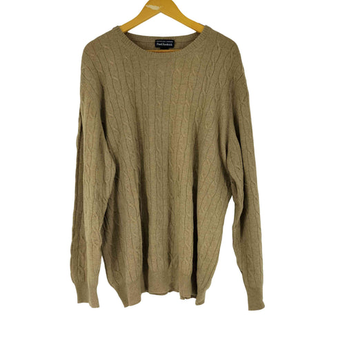 PAUL FREDRICK カシミア100% クルーネックニット メンズ import:XXL