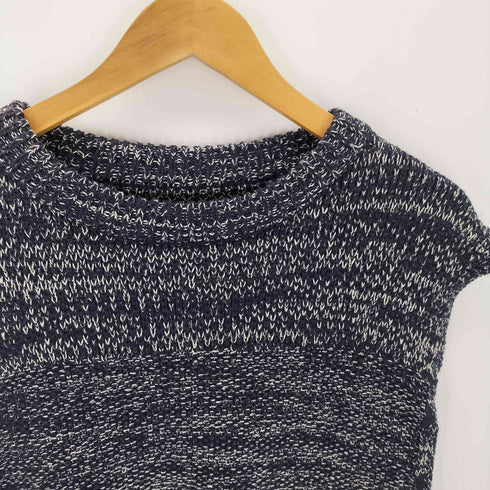 A-YARN エーヤン ナンバリング メランジ ニット ベスト メンズ L